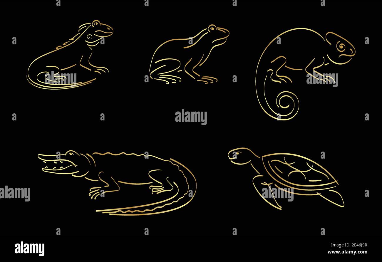Crocodile turtle imãgen vectorial de stock