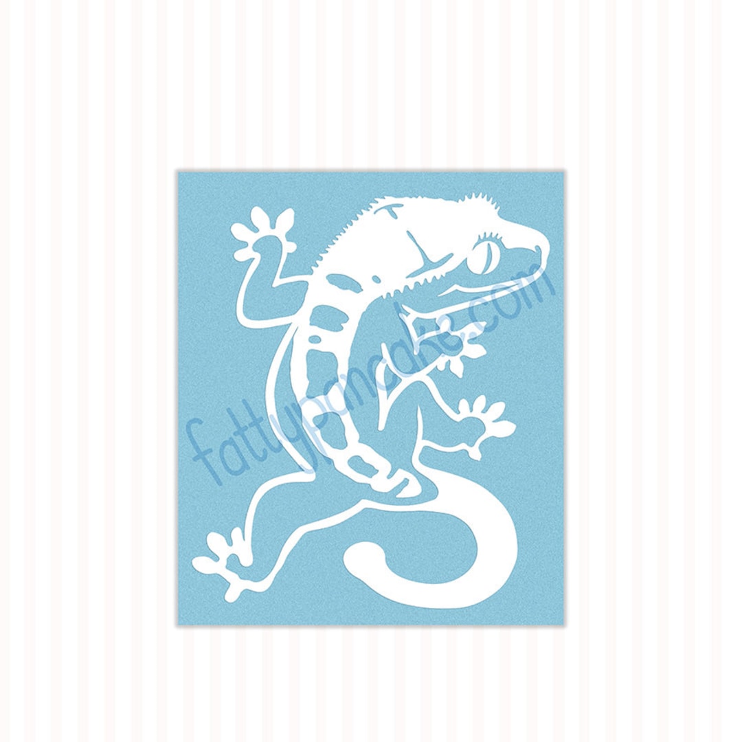 Crested gecko decal crested gecko sticker crested gecko gift gecko decal reptile decal reptile sticker reptile gift lizard decal