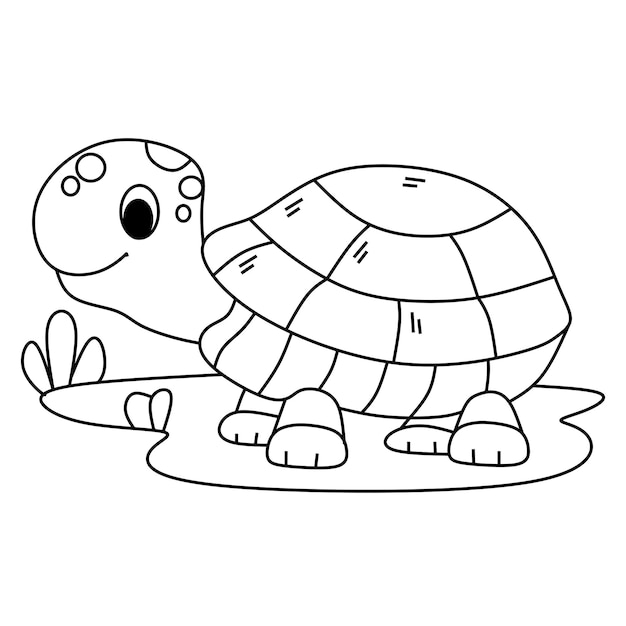 Premium vector coloring page alphabets animal cartoon crab