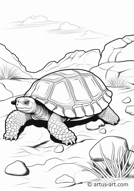 Desert tortoise coloring page free download artus art