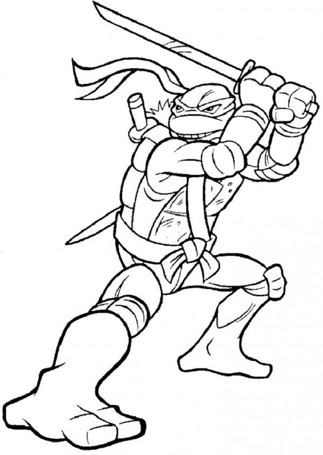 Ð tortugas ninja para colorear