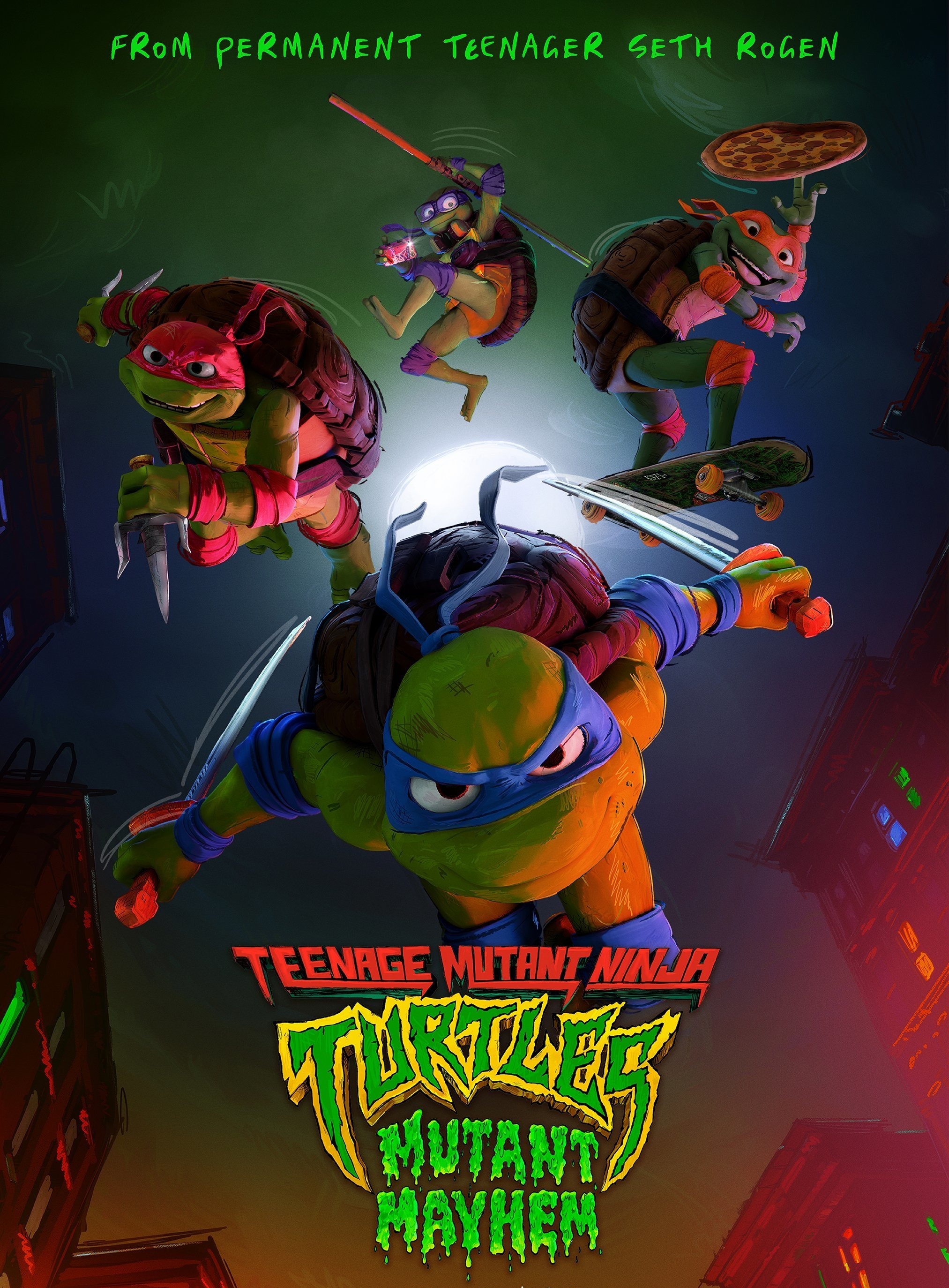 Teenage mutant ninja turtles mutant mayhem western animation
