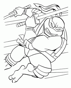 Ninja turtles coloring pages to download for free