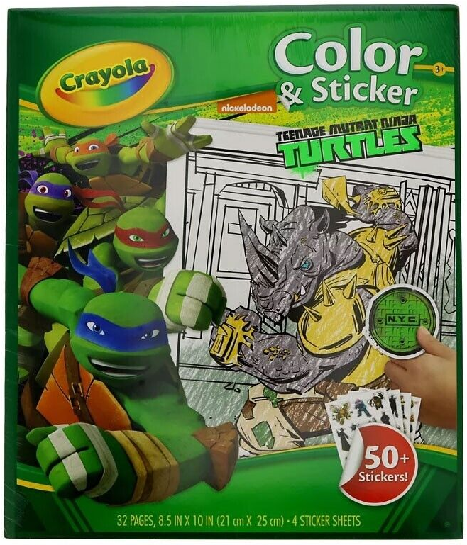 Crayola color sticker ninja turtles finding dory pg stickers for sale online