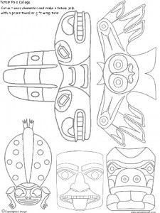 Indianen knutselideeãn totem pole art totem pole haida art