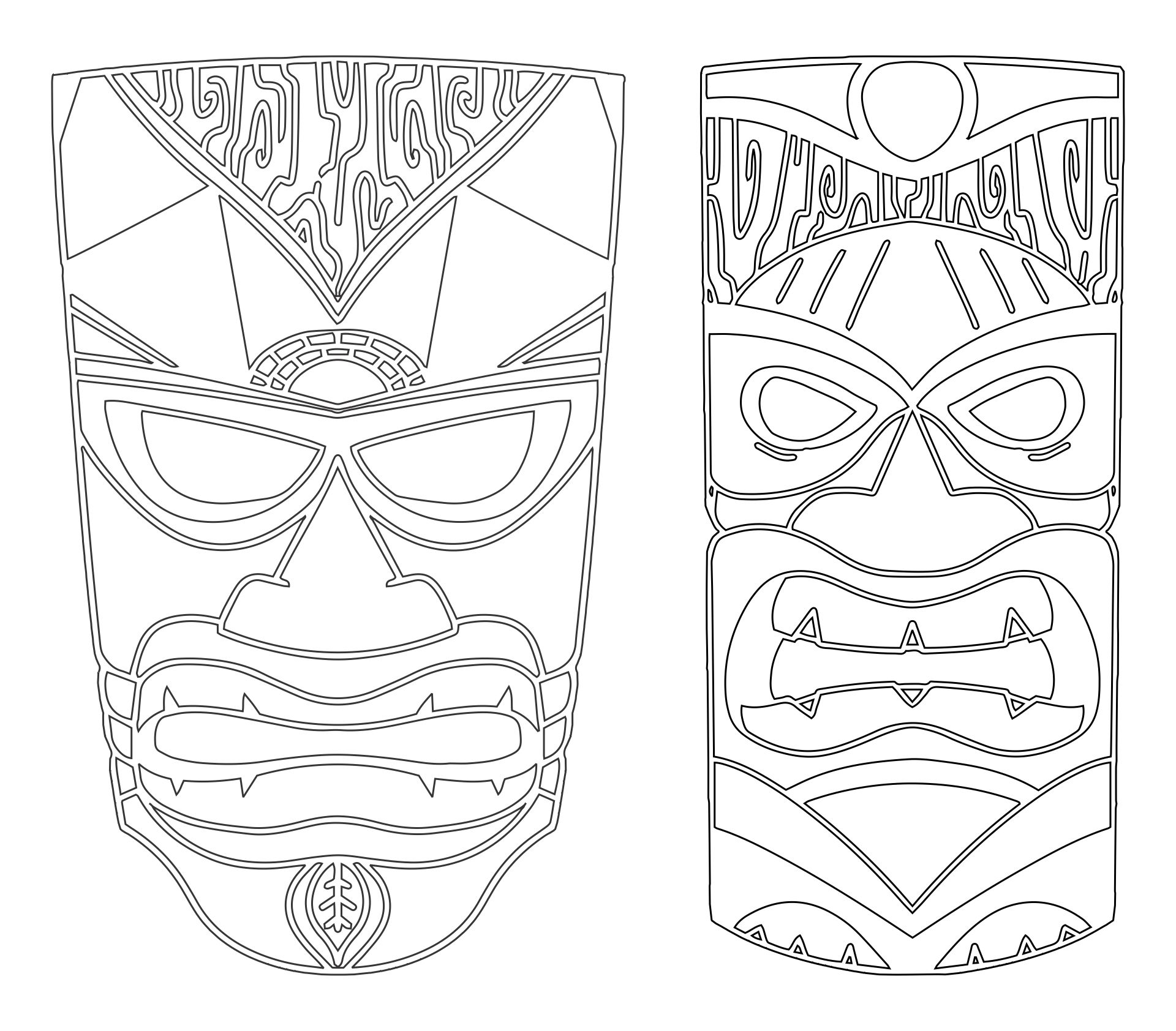 Best printable totem pole templates pdf for free at