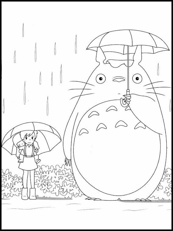 Tororo printable coloring pages for kids coloring book art totoro art coloring books coloring book art totoro art coloring books