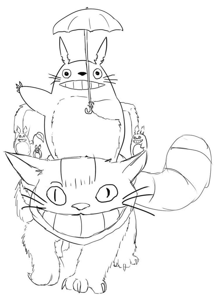 Totoro coloring pages