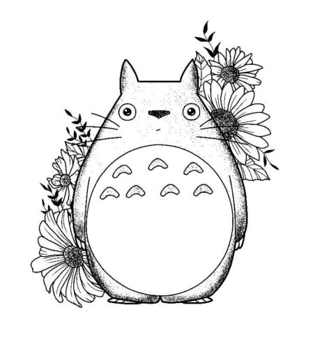 Totoro coloring pages