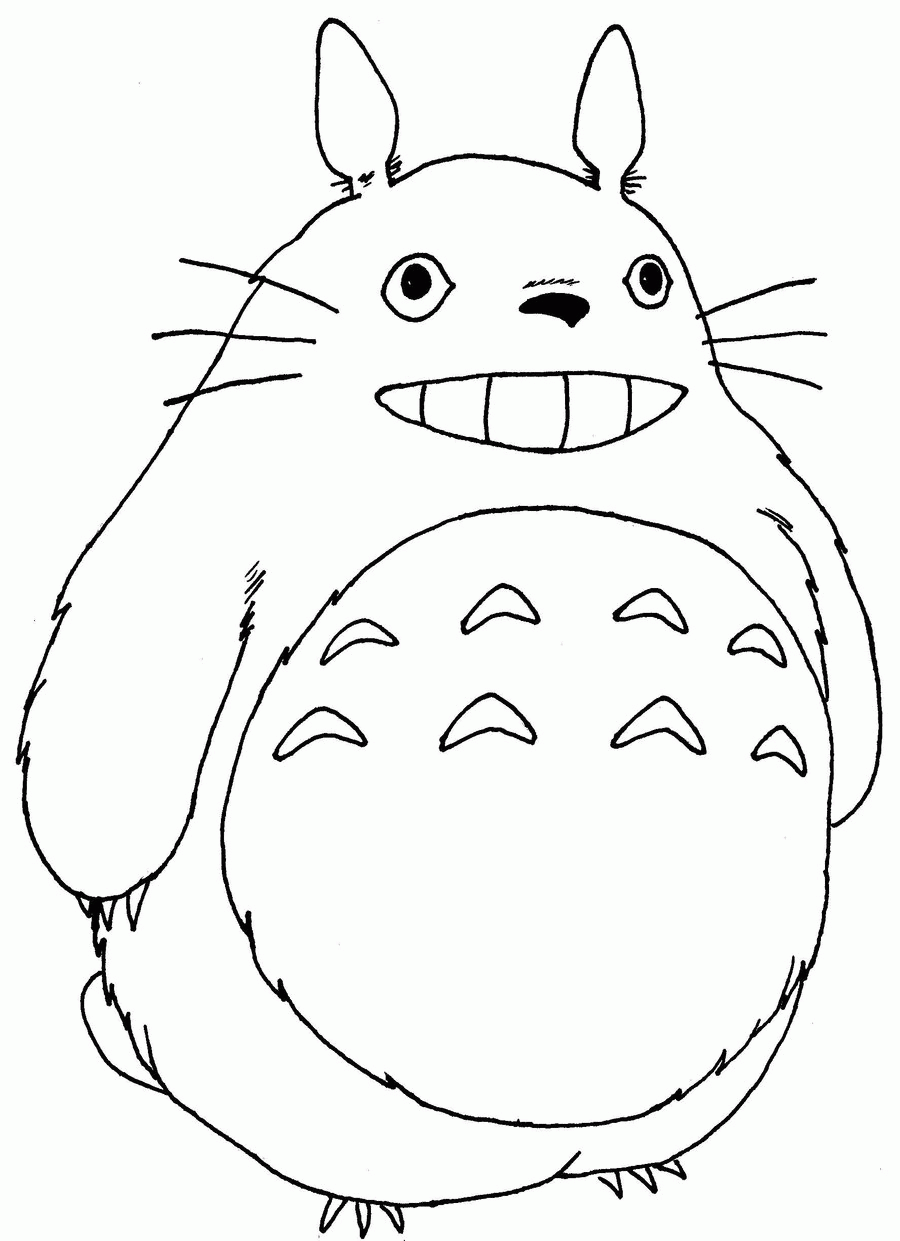 Free printable totoro coloring pages download free printable totoro coloring pages png images free cliparts on clipart library