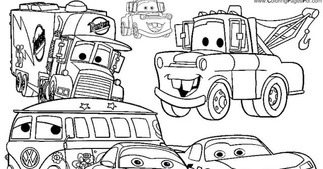 Tow mater coloring pages rcoloringpagespdf