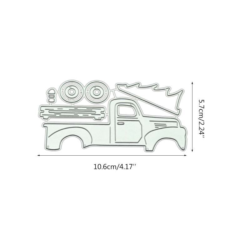 Truck metal cutting die stencil for creative paper art crafts cutting template
