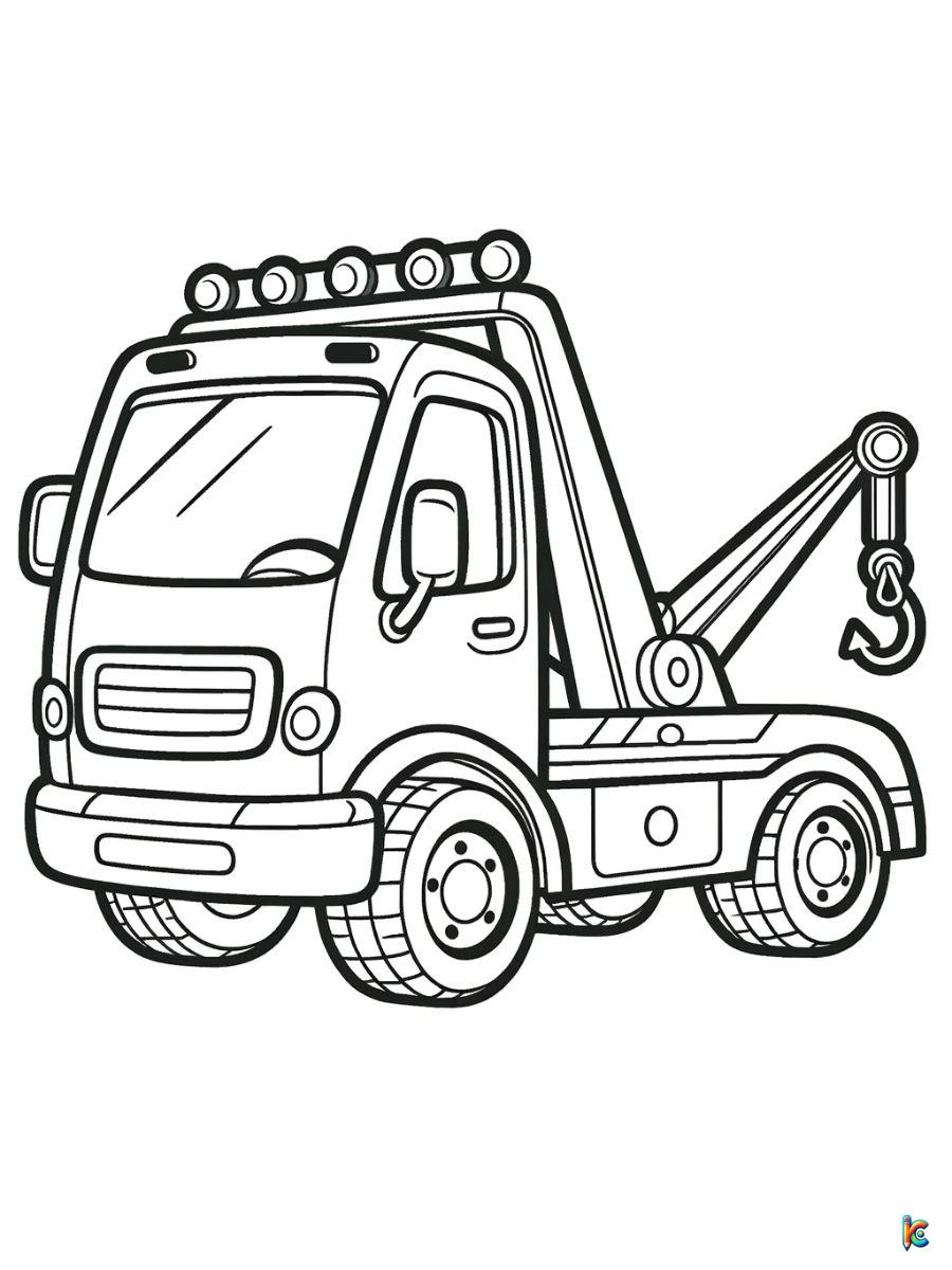 Truck coloring pages â