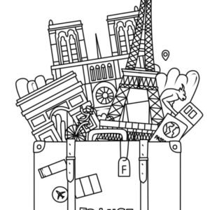 France coloring pages printable for free download