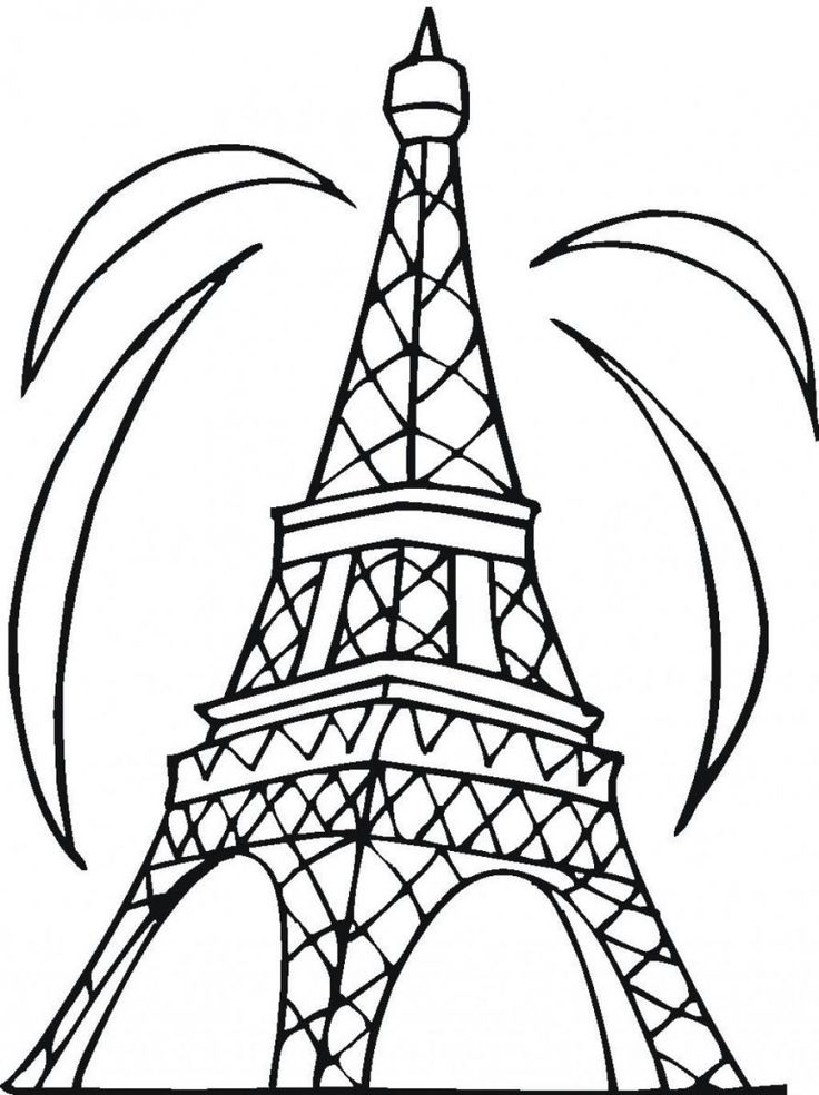 Free printable eiffel tower coloring pages for kids coloring pictures cool coloring pages disney coloring pages