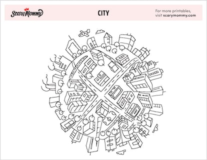 City coloring pages for times youre also feeling like youll never sleep