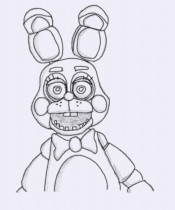 Drew withered and normal bonnie now i drew uncolored toy bonnie because im to lazy to color him xp rfivenightsatfreddys