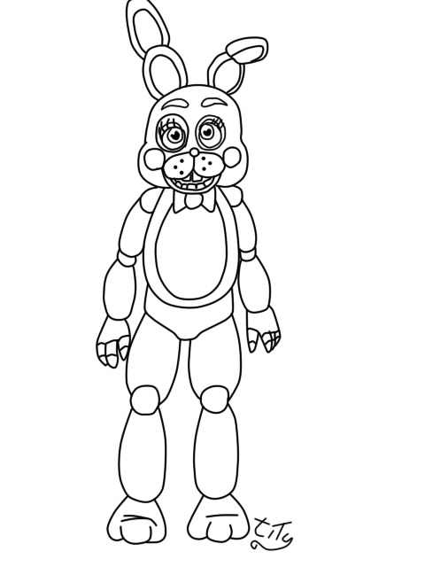 Five nights at freddys toy bonnie by titygore on