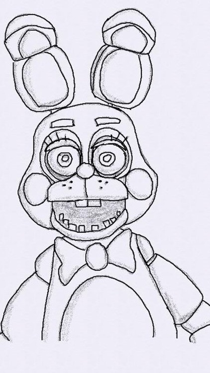 Coloing pages for five nights at freddys edition by jitesh s