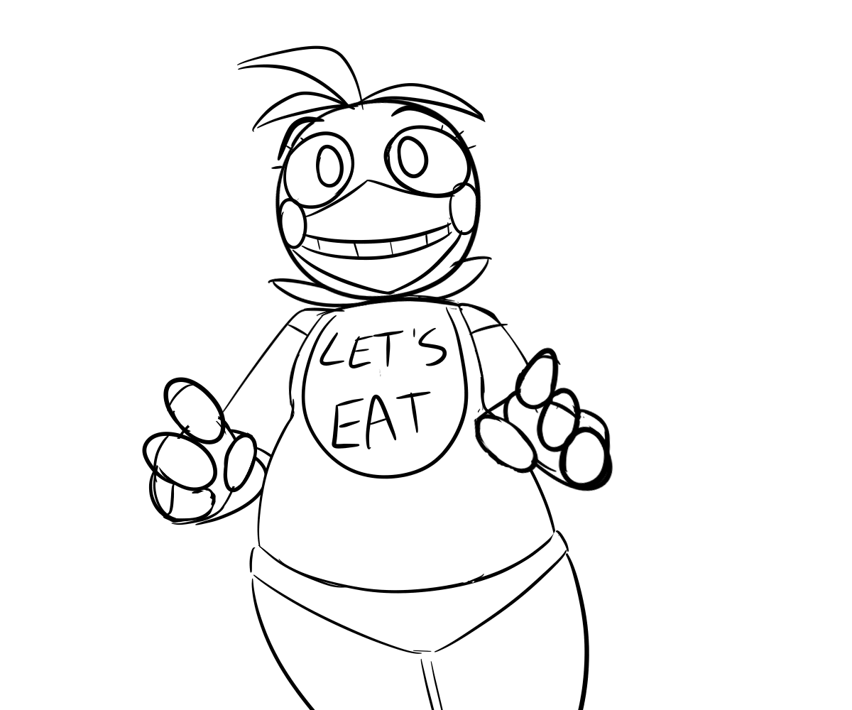 For fun i redesigned toy chica