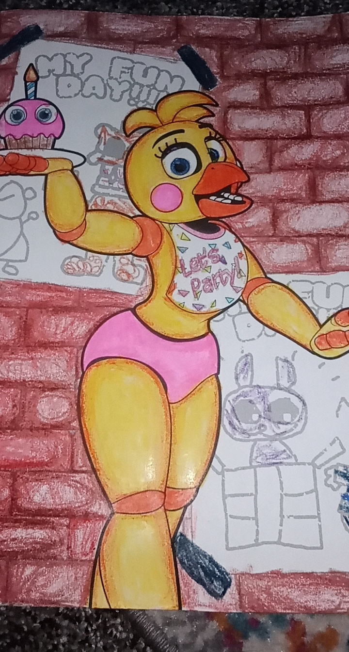 Fnaf coloring page ðªðª rfivenightsatfreddys