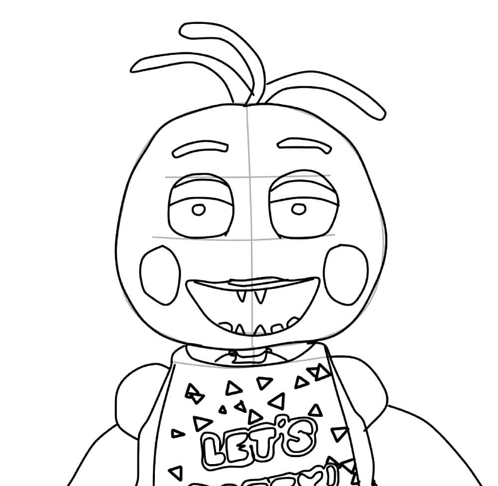 Fnaf chica coloring pages