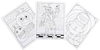 Crayola five nights at freddys coloring pages adult coloring count toys
