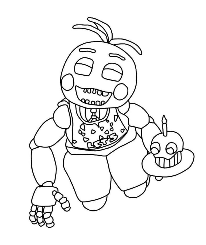 Five nights at freddys coloring pages