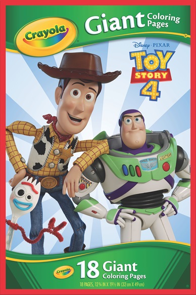 Giant coloring pages toy story