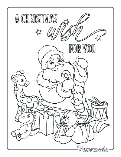 Best santa coloring pages for kids adults free printable pdfs