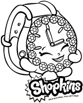 Shopkins halloween hat coloring page