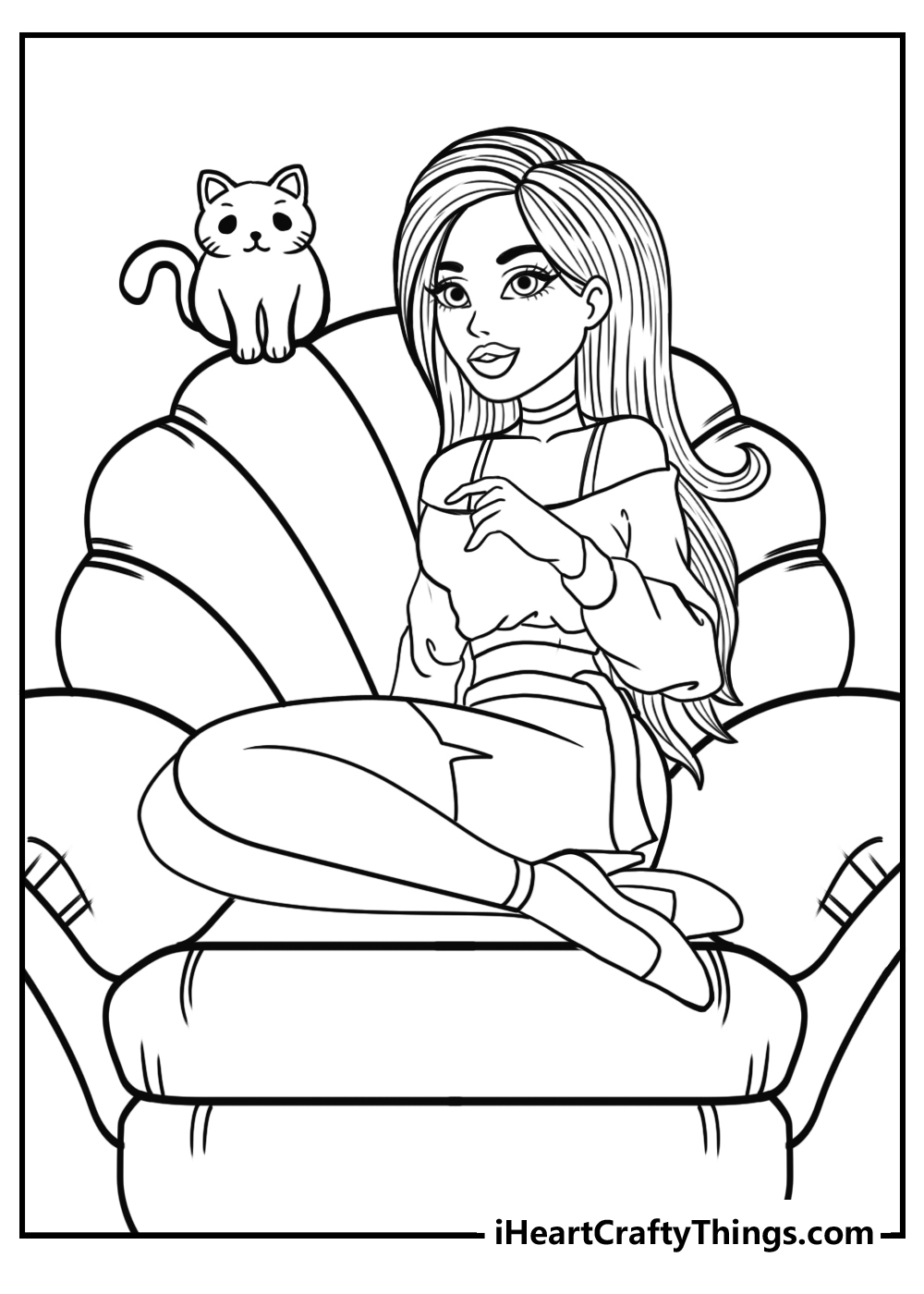 Barbie coloring pages free printables