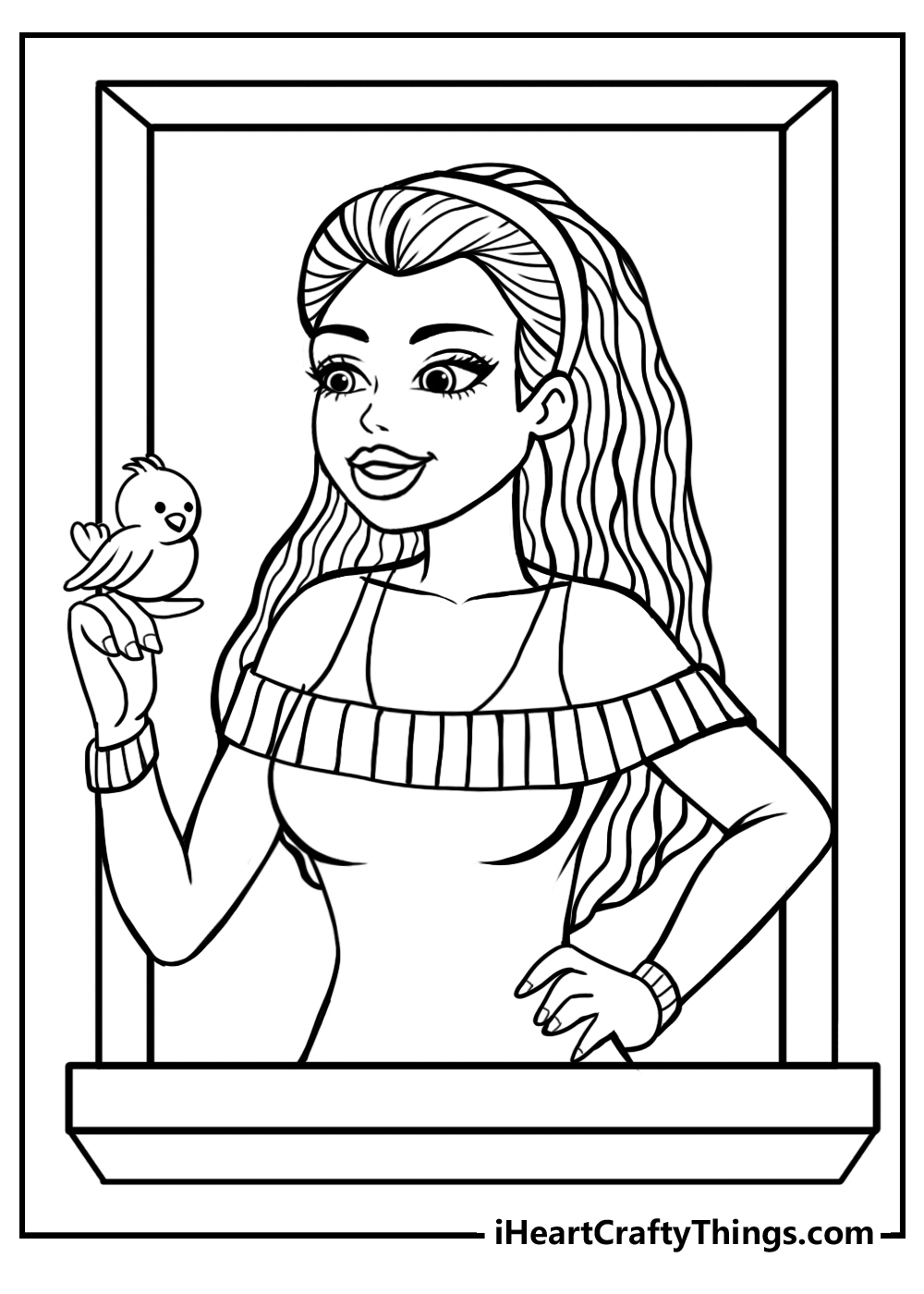 Barbie coloring pages free printables