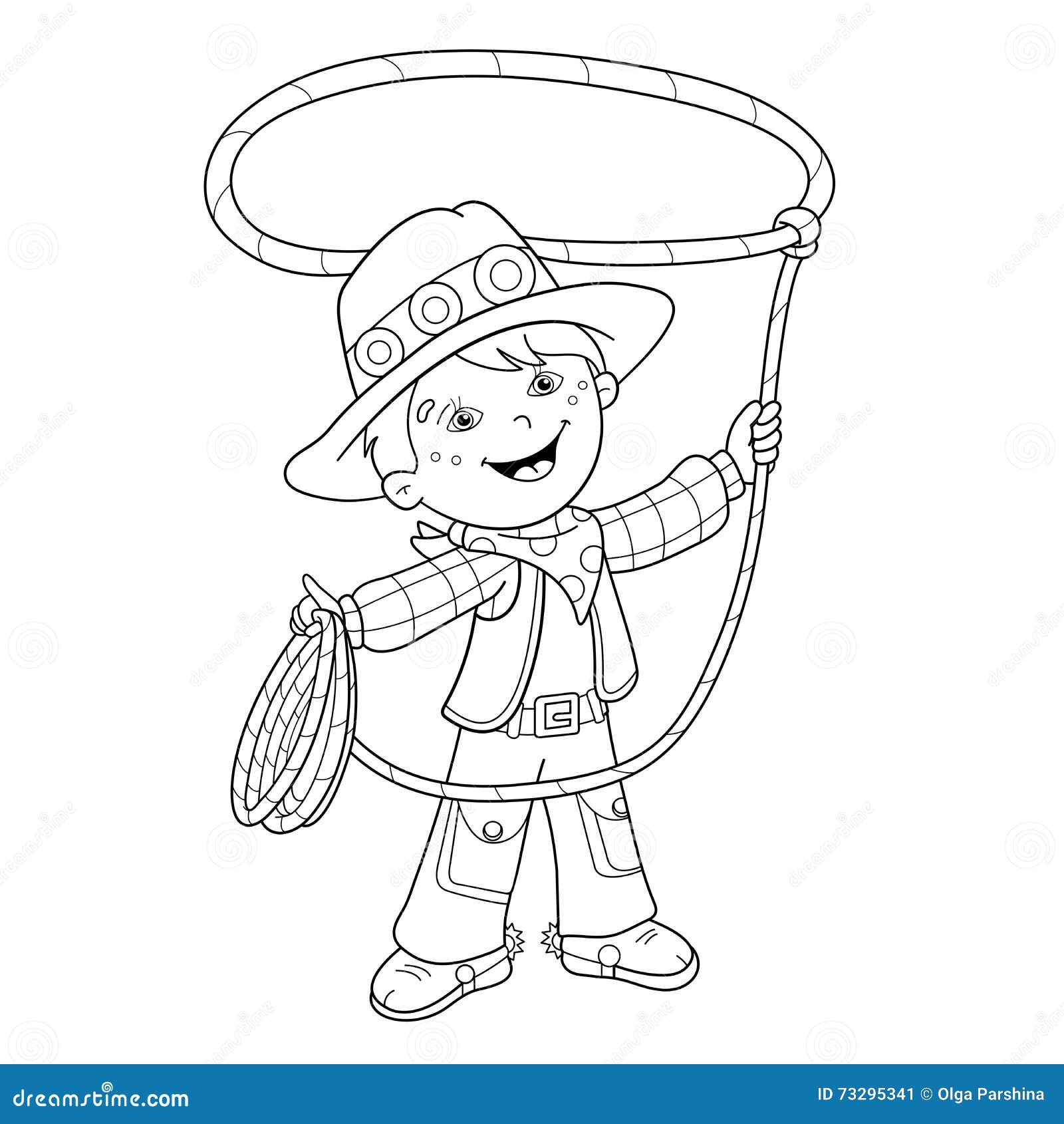 Cowboy coloring stock illustrations â cowboy coloring stock illustrations vectors clipart