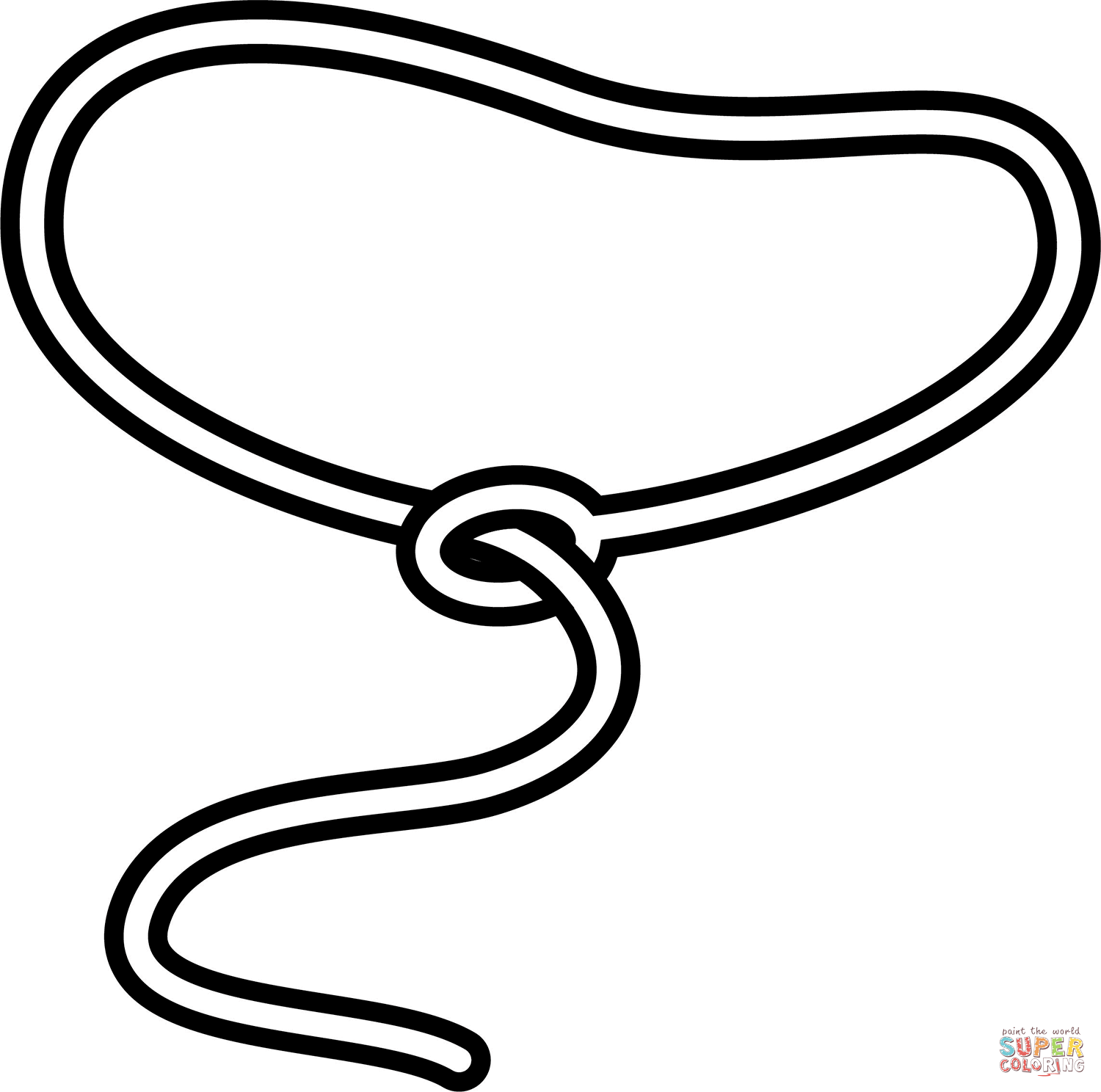 Lasso coloring page free printable coloring pages