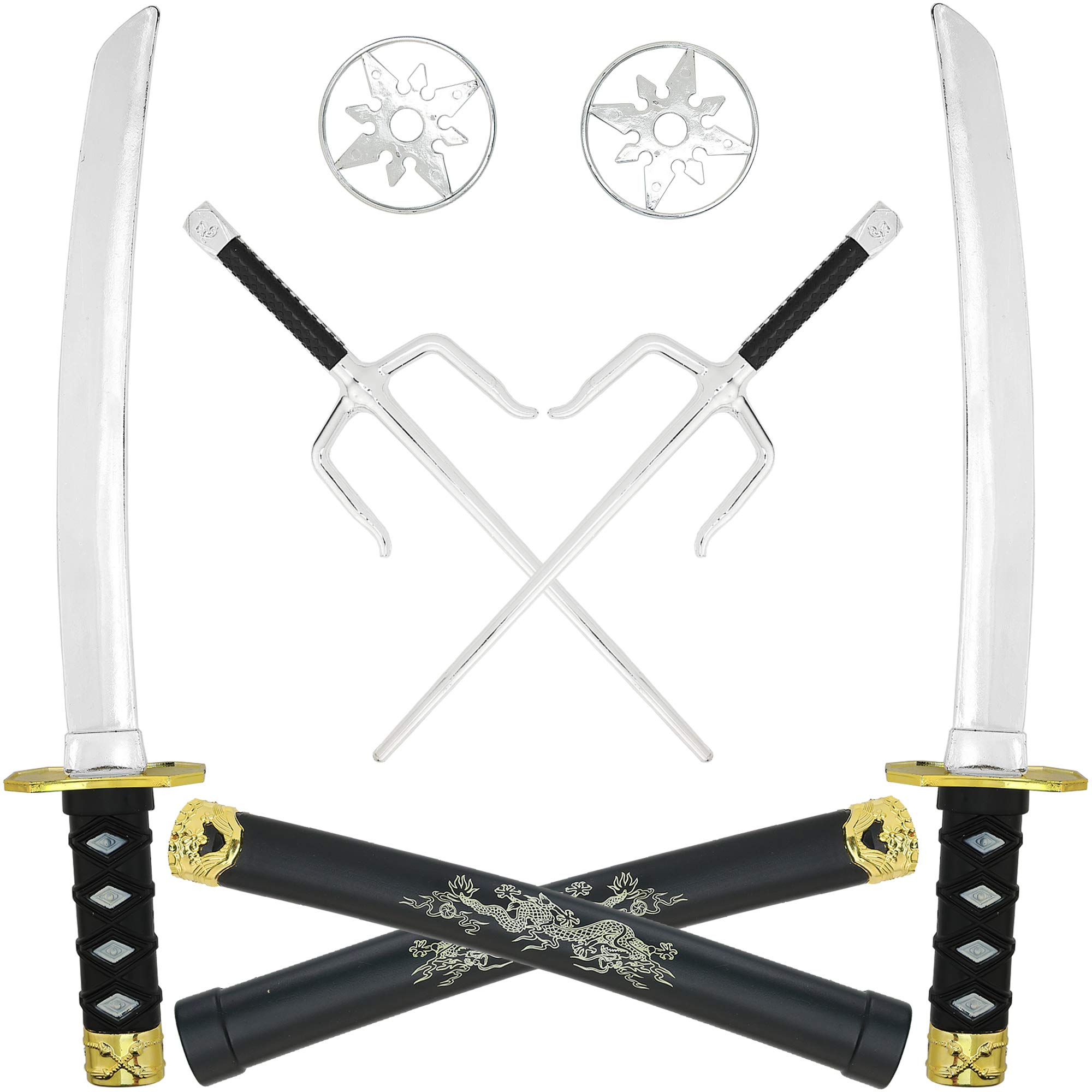 Skeleteen ninja sword toy set