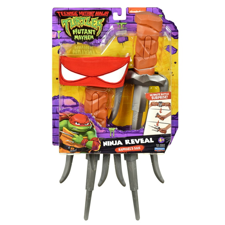 Teenage mutant ninja turtles mutant mayhem raphael sais basic role play set by playmates toys be your favorite action figure hero