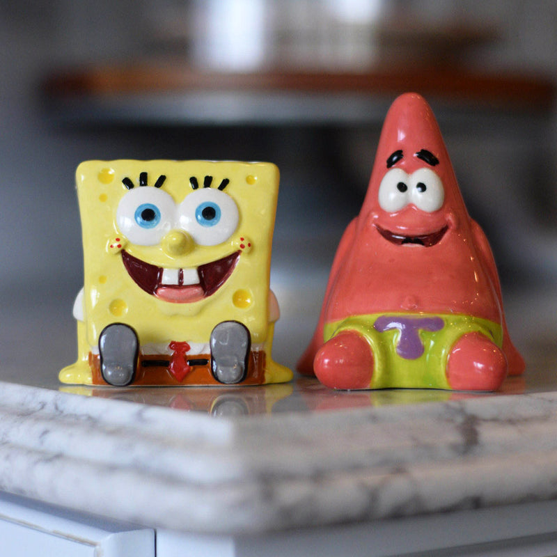 Spongebob squarepants salt and pepper shaker set â spongebob squarepants shop