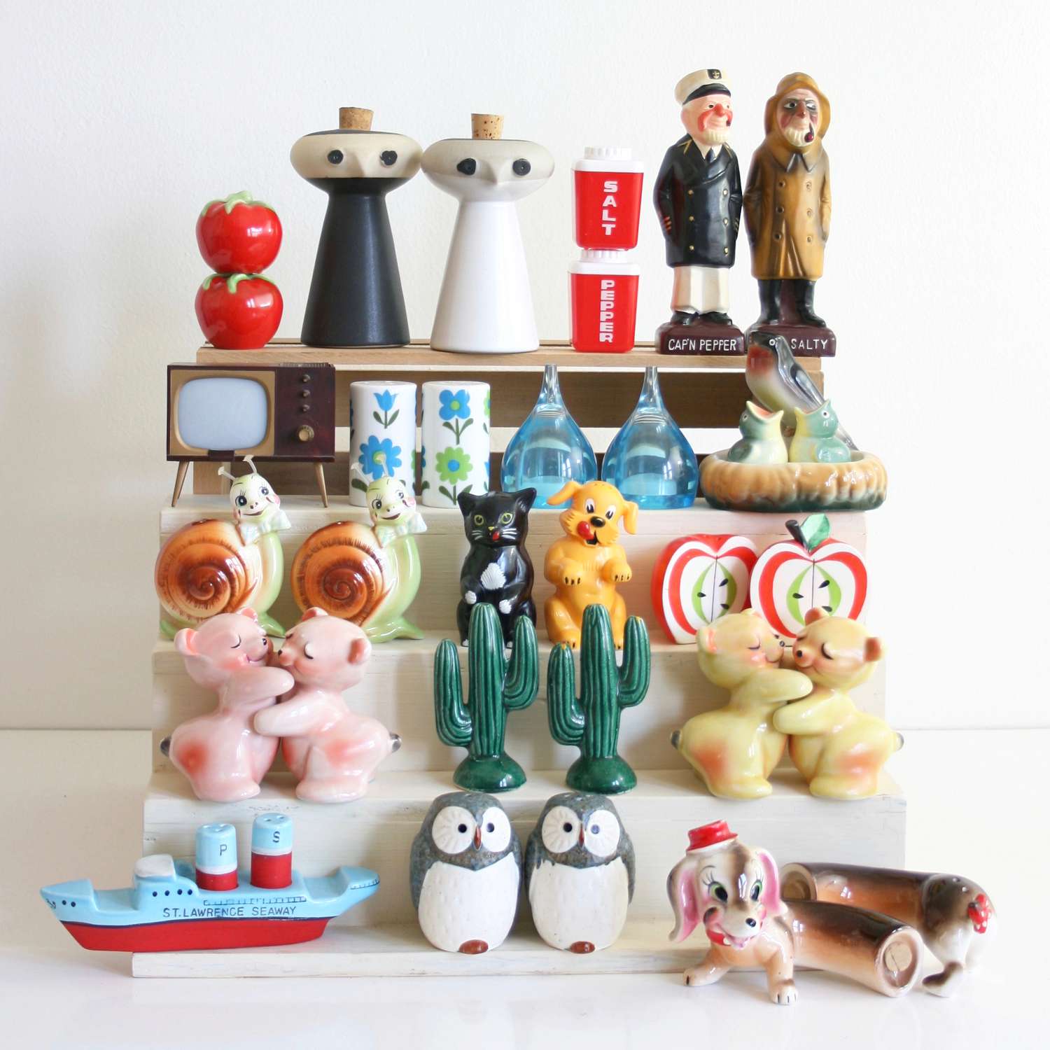 You have to see this quirky collection of salt and pepper shakers