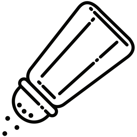 Salt shaker coloring page free printable coloring pages