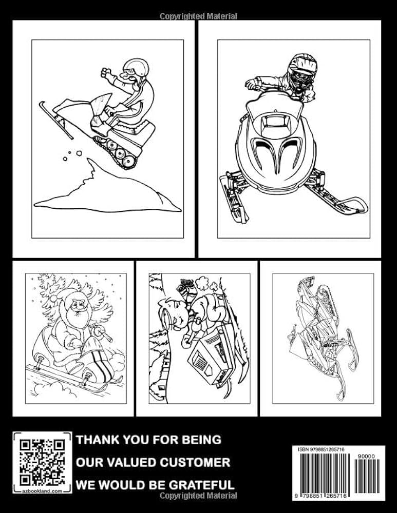 Snowmobile coloring book stunning coloring pages for teens adults to have fun and relax ideal gift for special ocsions mueller logan books