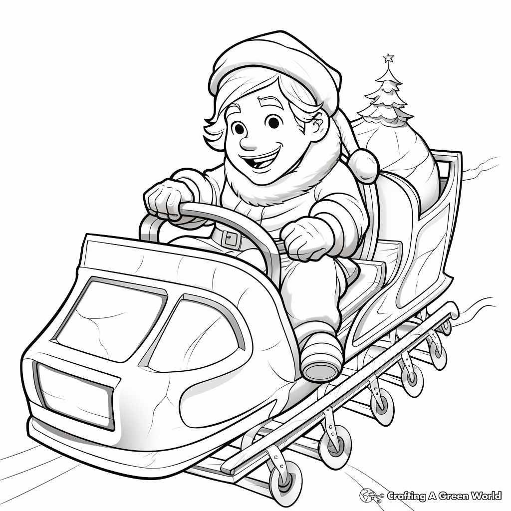 Santa coloring pages