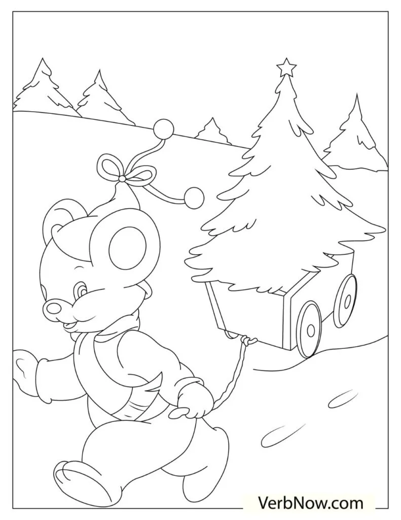 Free christmas coloring pages for download printable pdf