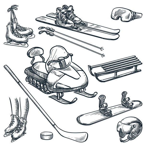 Snowmobile free stock vectors