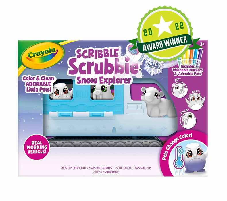 Arctic snow explorer scribble scrubbie pets