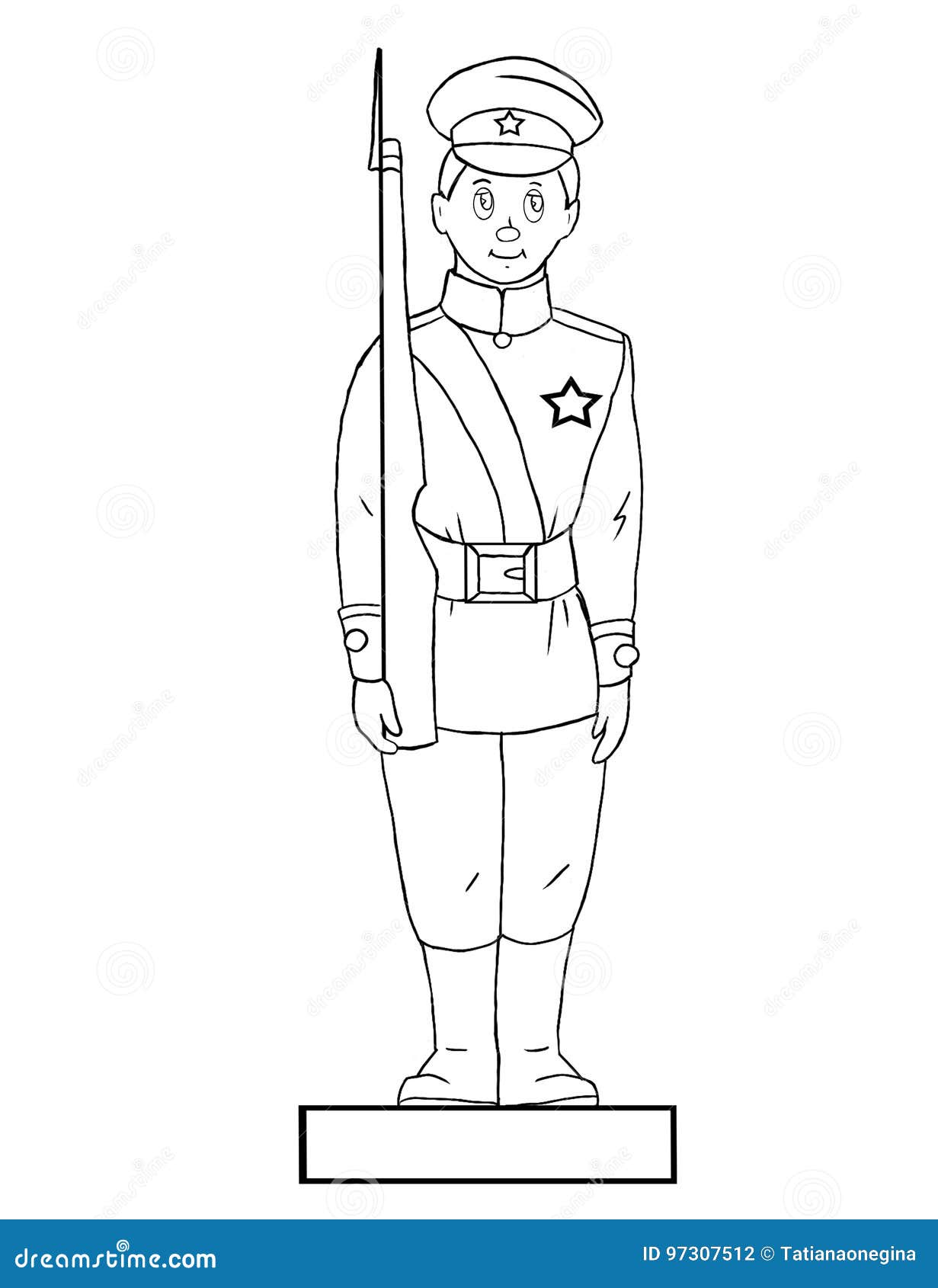 Toy soldier stock illustration illustration of nice