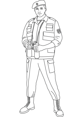 Soldier coloring page free printable coloring pages