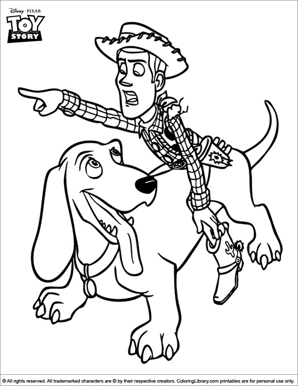 Fun coloring page