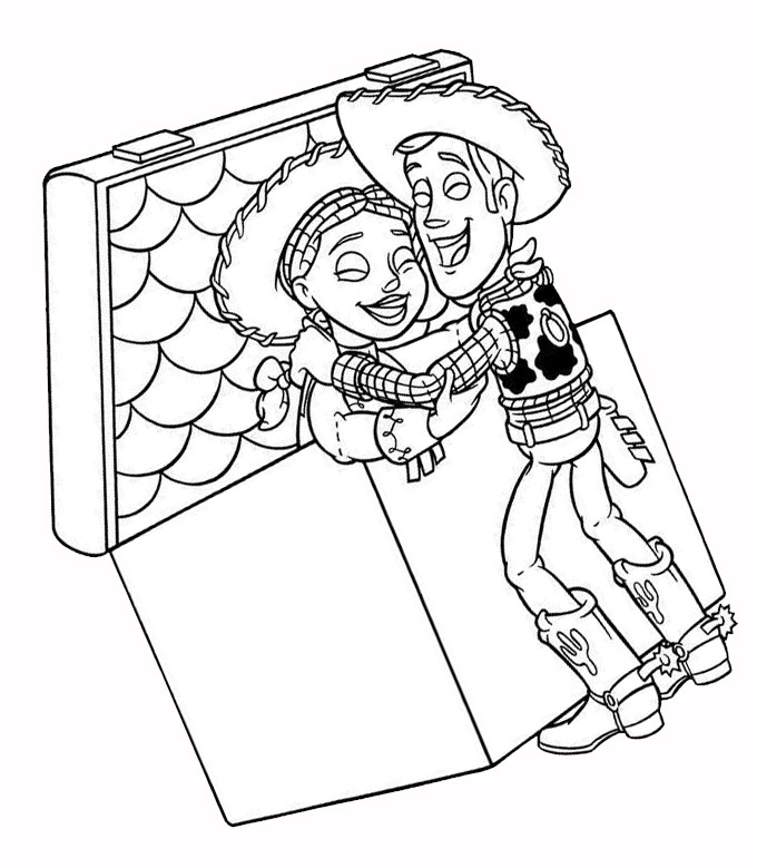 Woody coloring pages