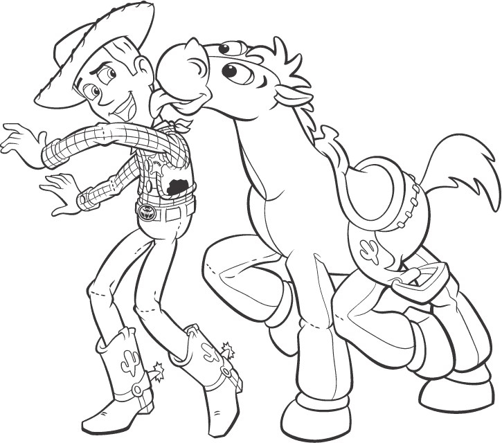 Coloring toy story